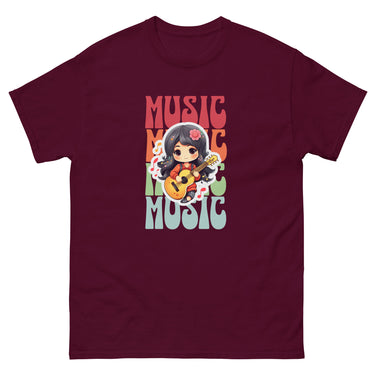 Colorful Music: Guitar Girl T-Shirt